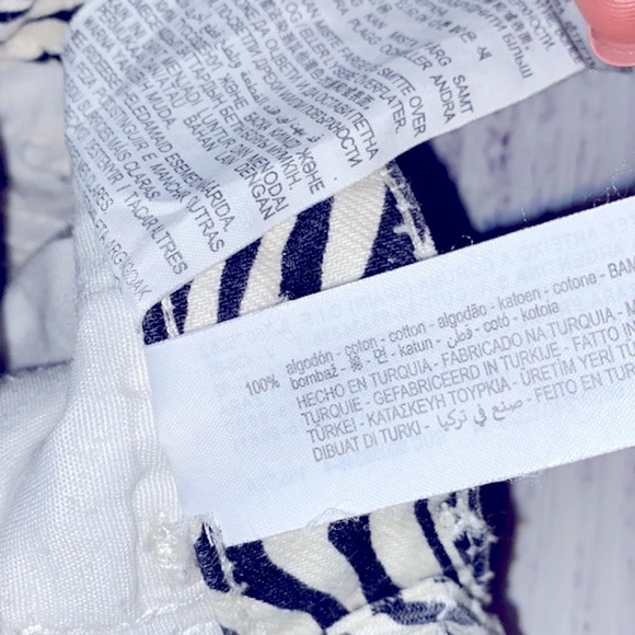 ZARA zebra print high rise jeans size 2 - Picture 9 of 11